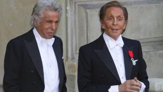 Valentino y Giancarlo Giammetti, en una imagen de archivo.