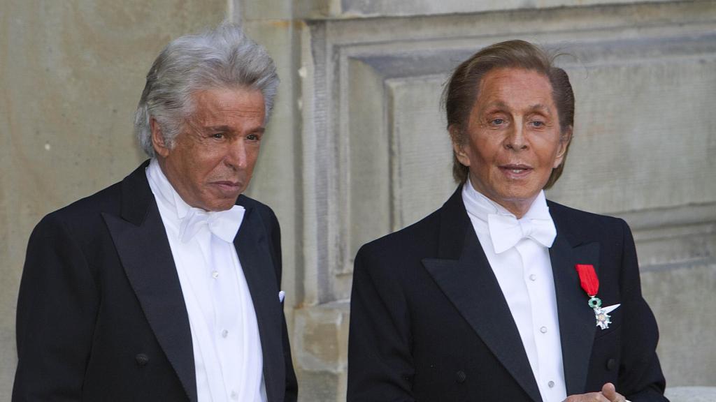 Valentino y Giancarlo Giammetti, en una imagen de archivo.