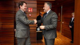 Alfonso Fernández Mañueco y Carlos Pollán en una imagen de archivo.