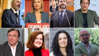 Los candidatos a las Cortes de Aragón.