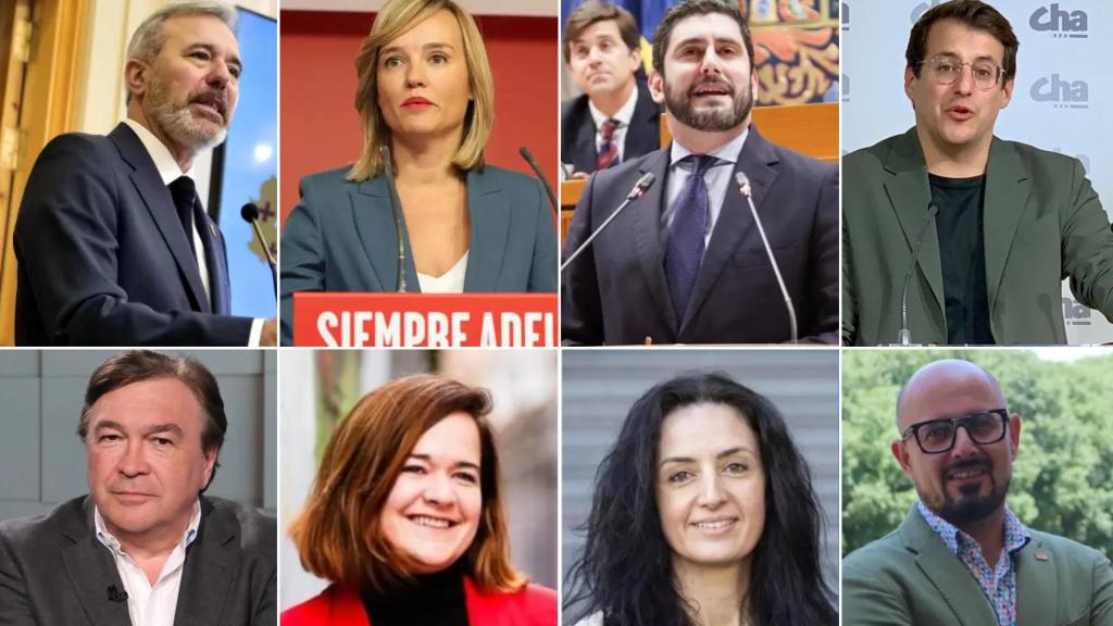 Los candidatos a las Cortes de Aragón.