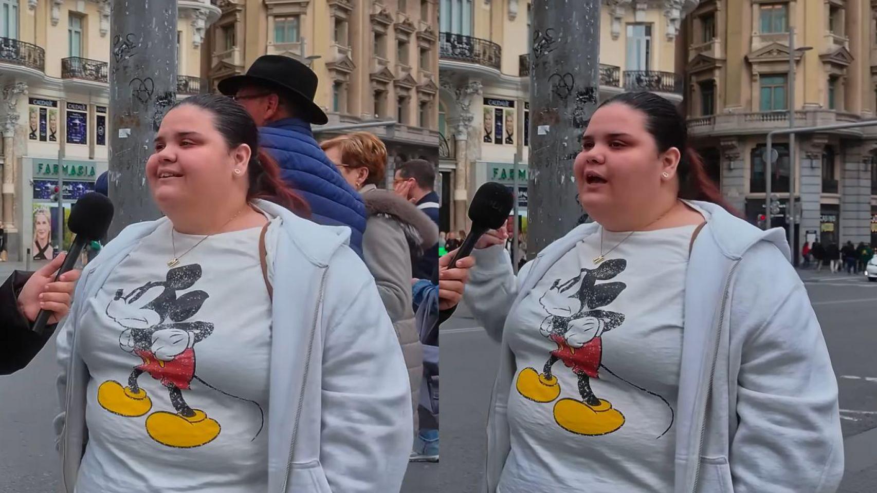 Mariana, cuidadora venezolana en España.