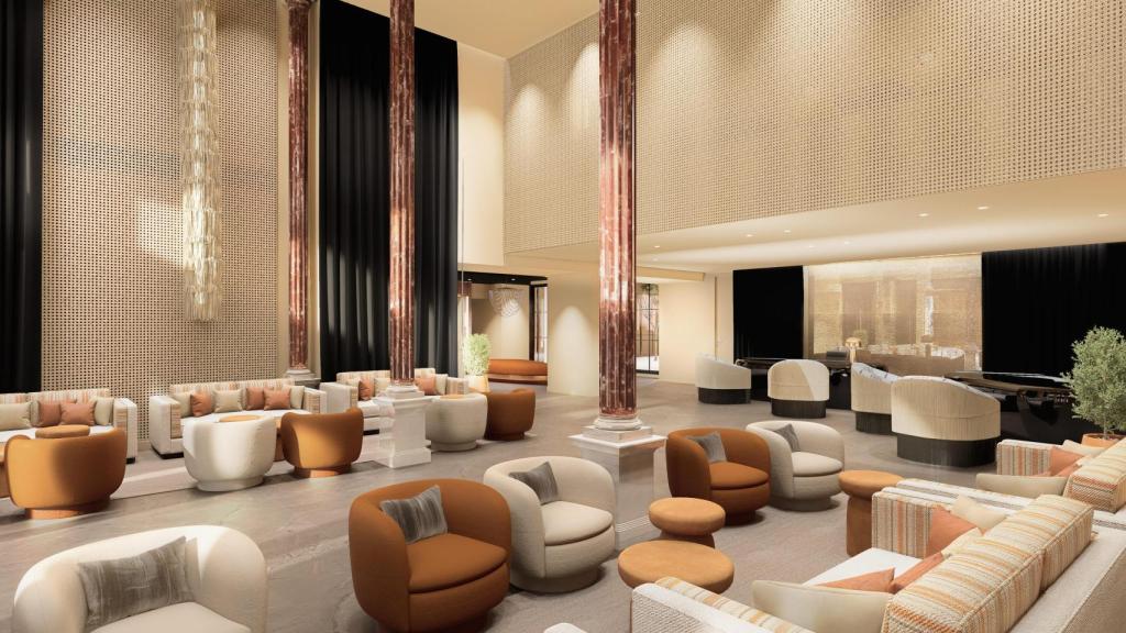 El lobby de Serras Sevilla, miembro de Preferred Hotels & Resorts.