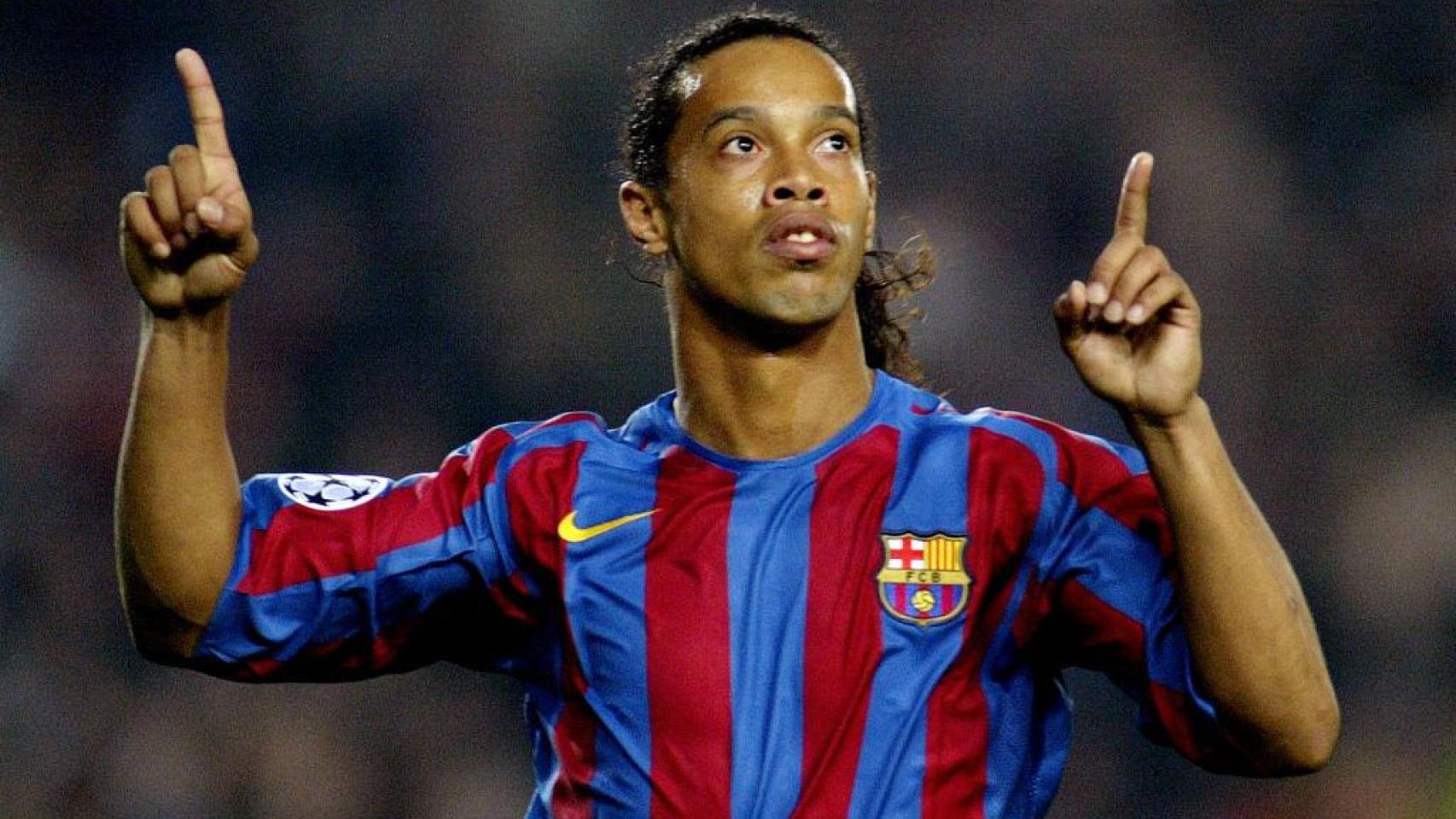 Ronaldinho, en la época como jugador del FC Barcelona.