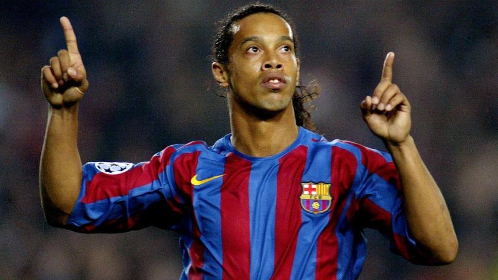 Ronaldinho, en la época como jugador del FC Barcelona.
