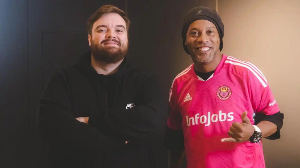 Ronaldinho participó en 2023 en la Kings League de Ibai Llanos y Piqué.