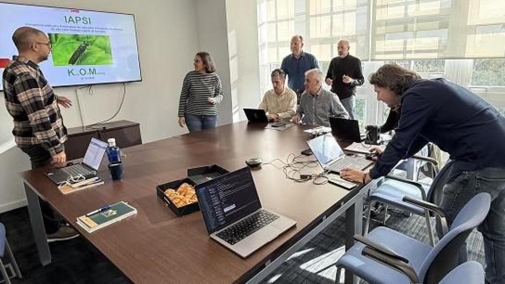 Imagen de una reunión del proyecto.