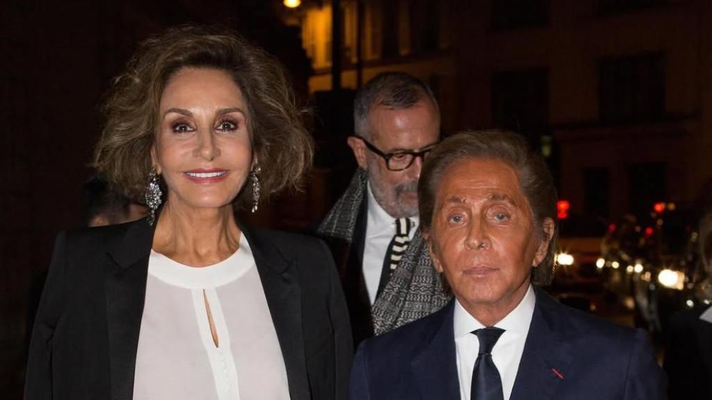 Naty Abascal, con Valentino, en una imagen de las redes sociales.