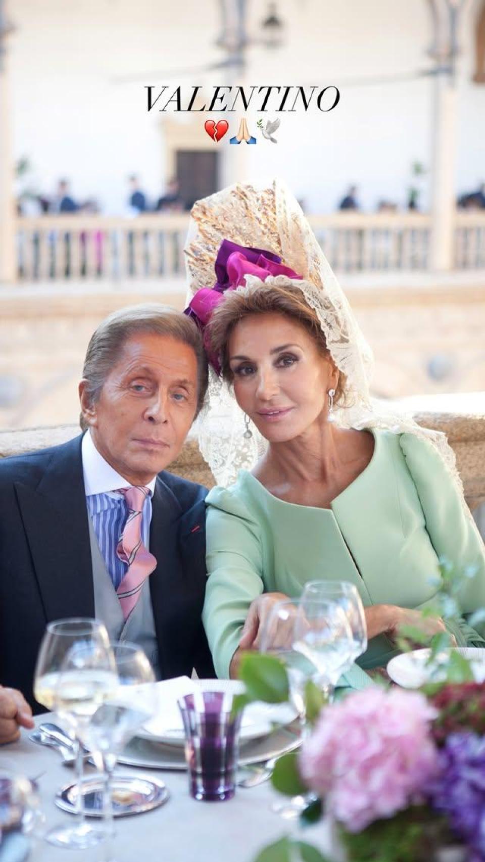 El adiós de Rafael Medina a Valentino en las redes sociales.