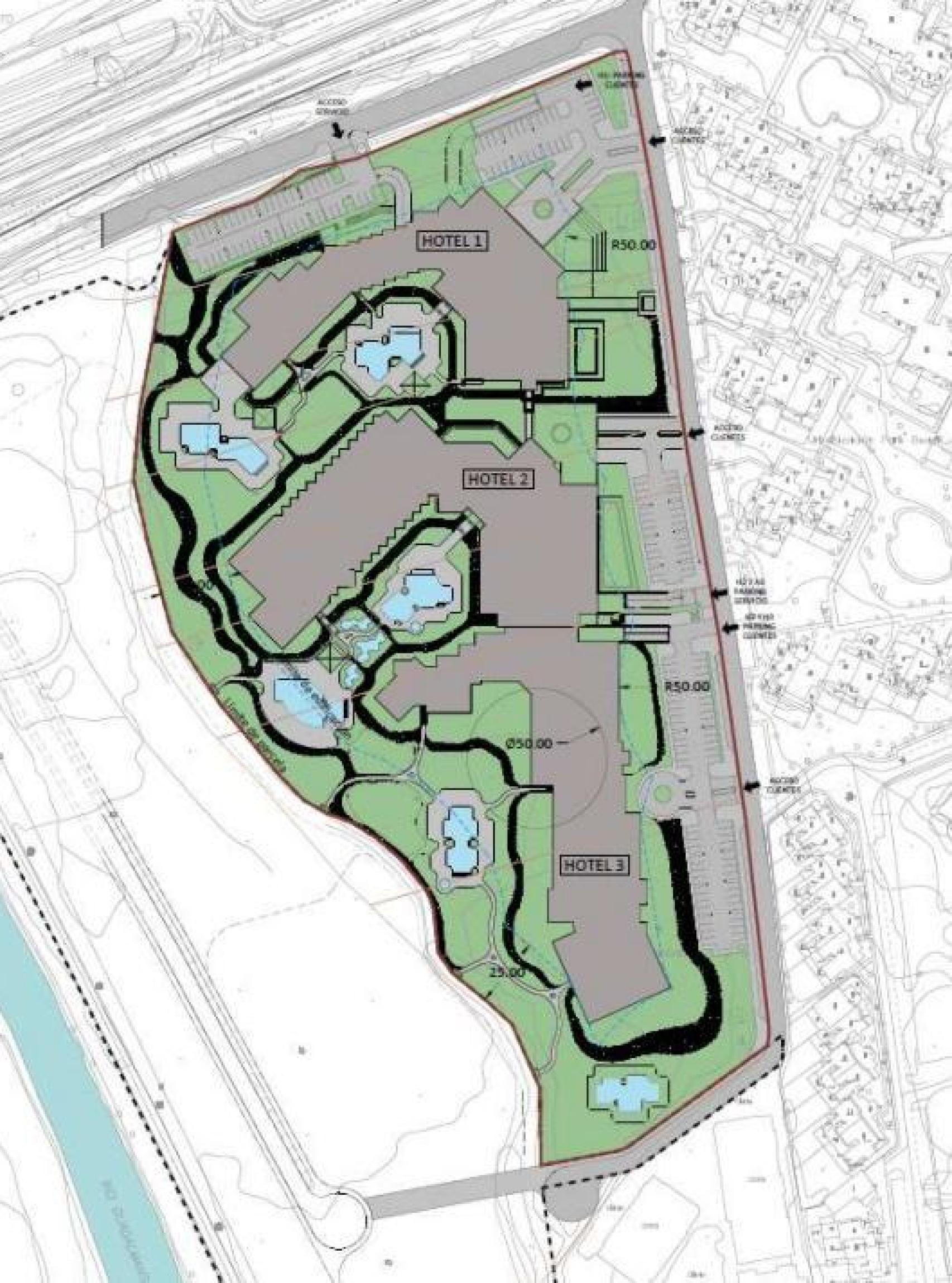 Ordenación del futuro desarrollo hotelero.