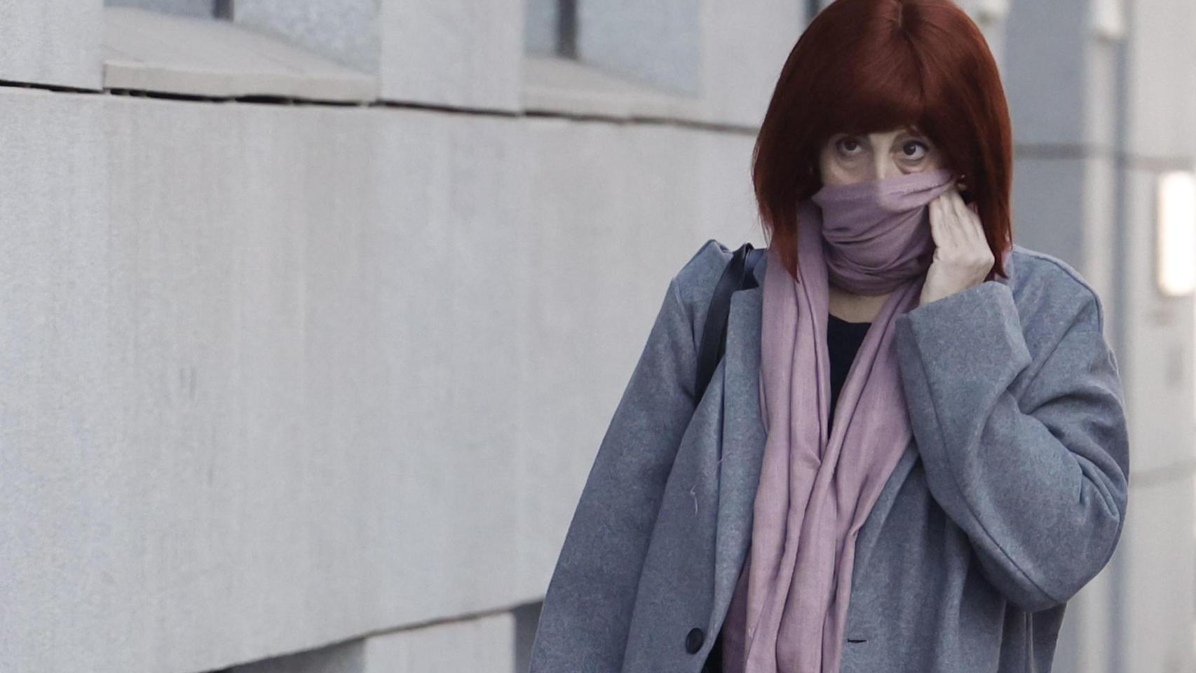 La exmujer del exasesor ministerial Koldo García, Patricia Úriz a su llegada a la Audiencia Nacional.
