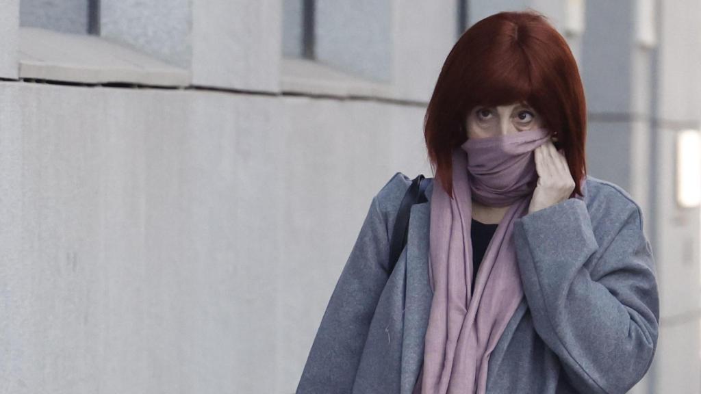 La exmujer del exasesor ministerial Koldo García, Patricia Úriz a su llegada a la Audiencia Nacional.