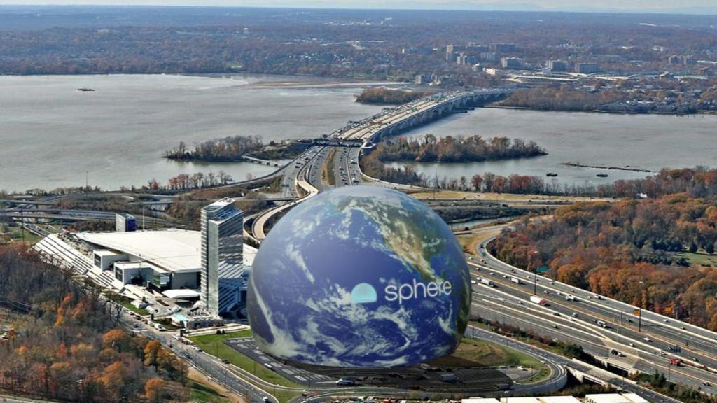 Render de The Sphere en Maryland.