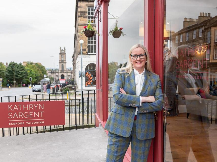 Sargent, en su 'boutique' de Edimburgo.