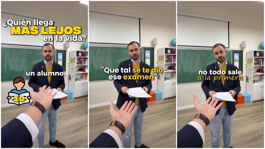 Diego Núñez, profesor y consultor educativo, en su vídeo de redes sociales