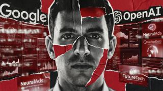 Montaje de un usuario con anuncios en internet.