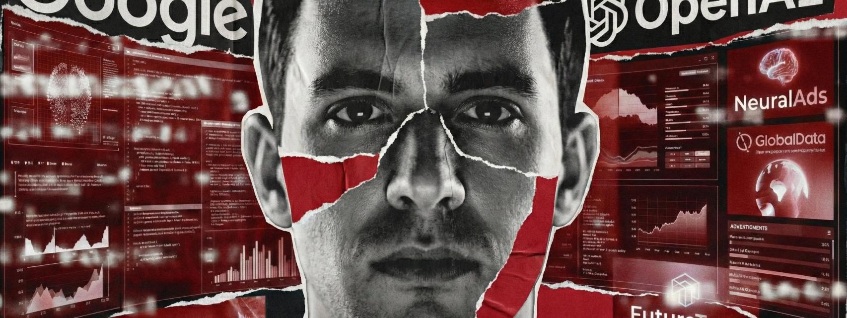 Montaje de un usuario con anuncios en internet.