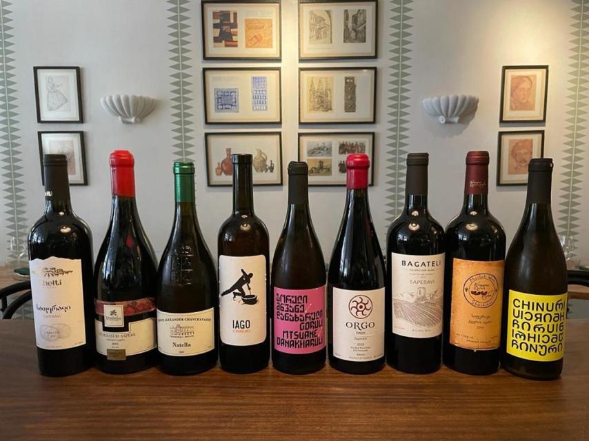 Selección de vinos georgianos en Nunuka