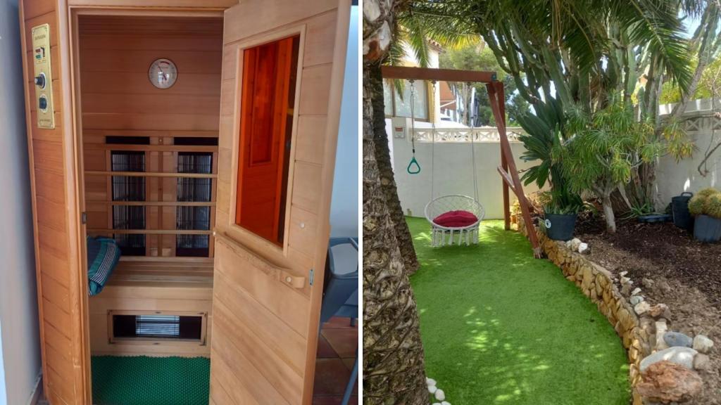 Los usuarios también disponen de jardín, sauna y aseo propios.