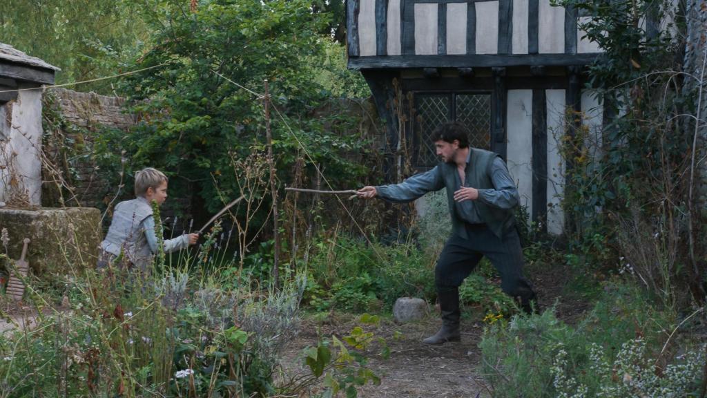 Jacobi Jupe y Paul Mescal, en 'Hamnet'