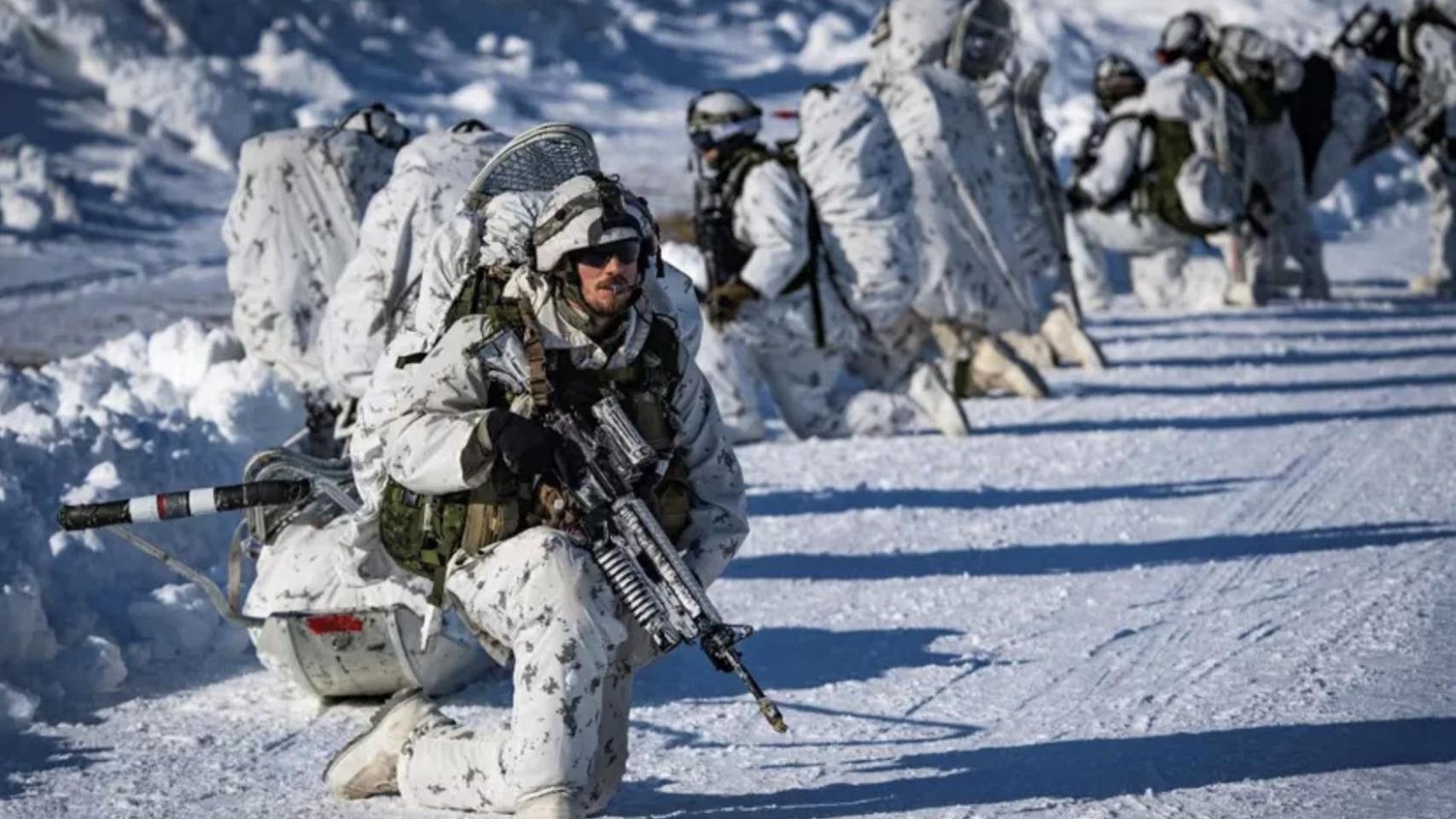 Fuerzas militares canadienses.