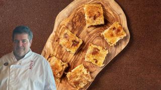 Caco Agrasar, cocinero de la mejor empanada de Galicia en el restaurante Salitre, de A Coruña