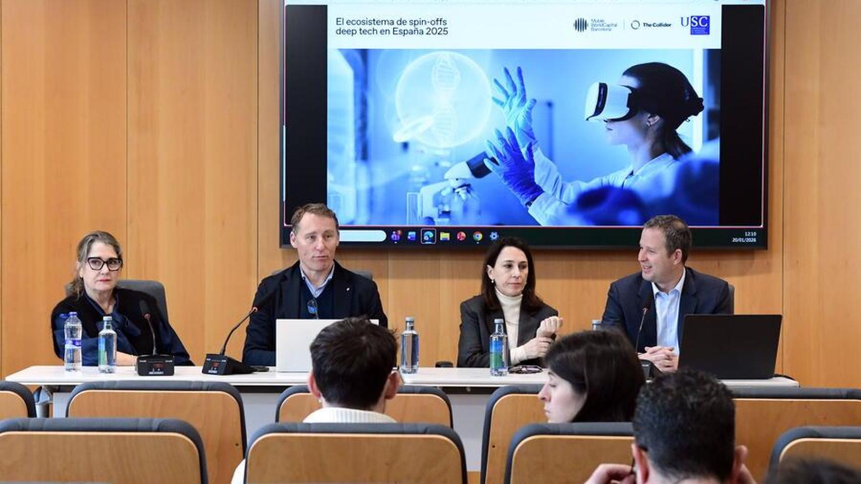 El informe 'El ecosistema de spin-offs deep tech en España 2025' fue presentado en el CiMUS