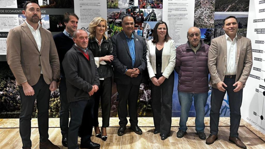 Imagen de la inauguración de la exposición sobre Toroverde en El Mirador.