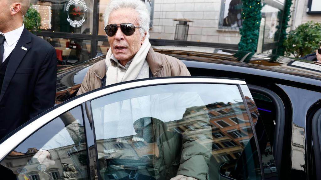 Giancarlo Giammetti a su llegada a la fundación en Roma.