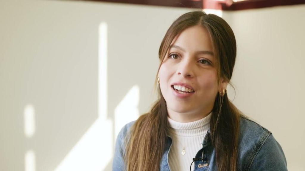 Mireya, la alumna que ha dado su testimonio en Cursos CCC.