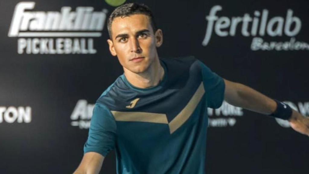 Jesús Campos, jugador de Pickleball.