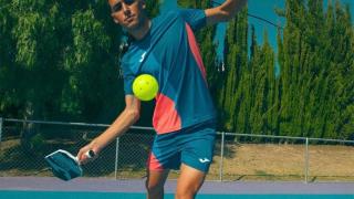 Jesús Campos, jugador de pickleball.