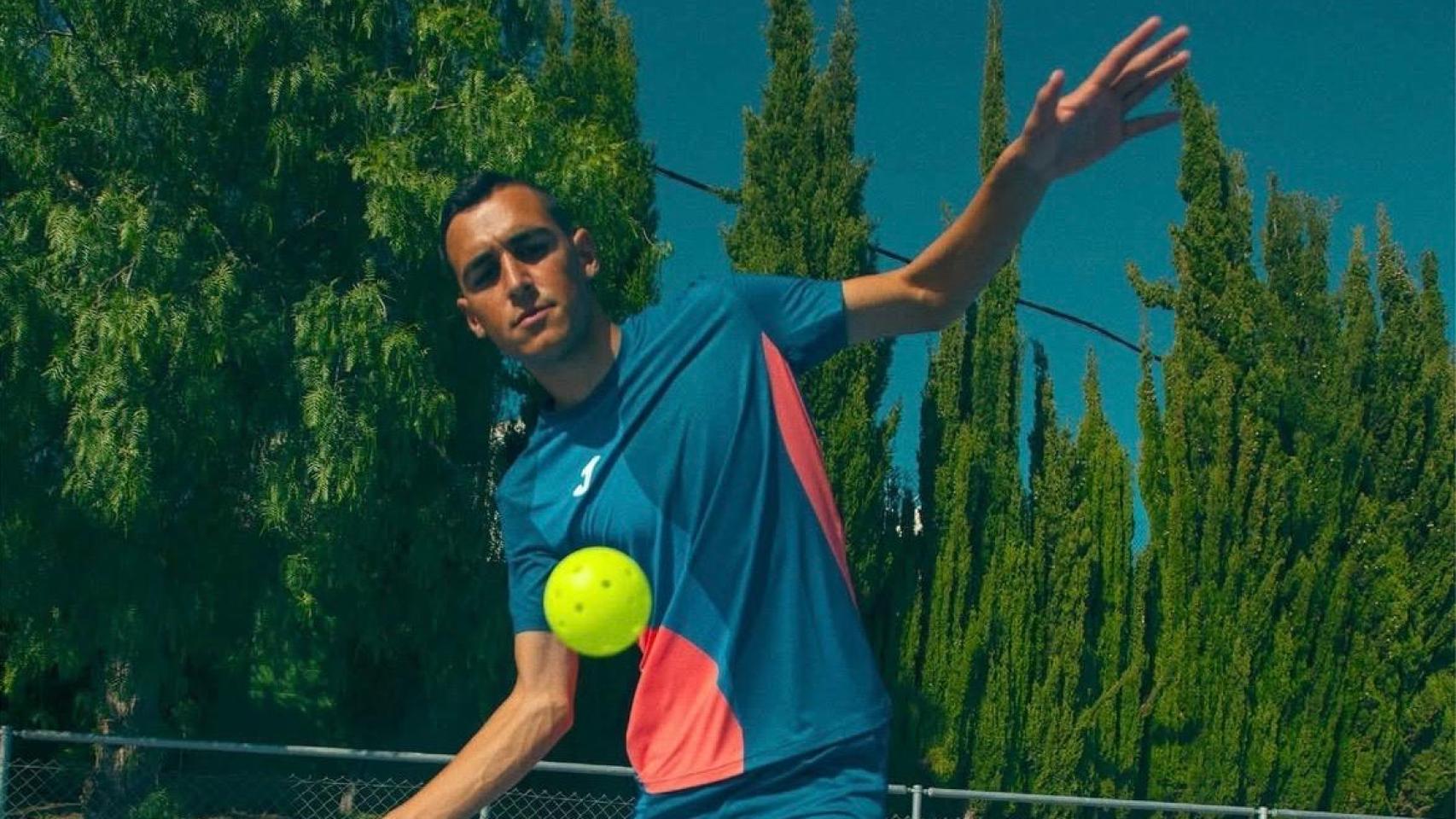 Jesús Campos, jugador de pickleball.