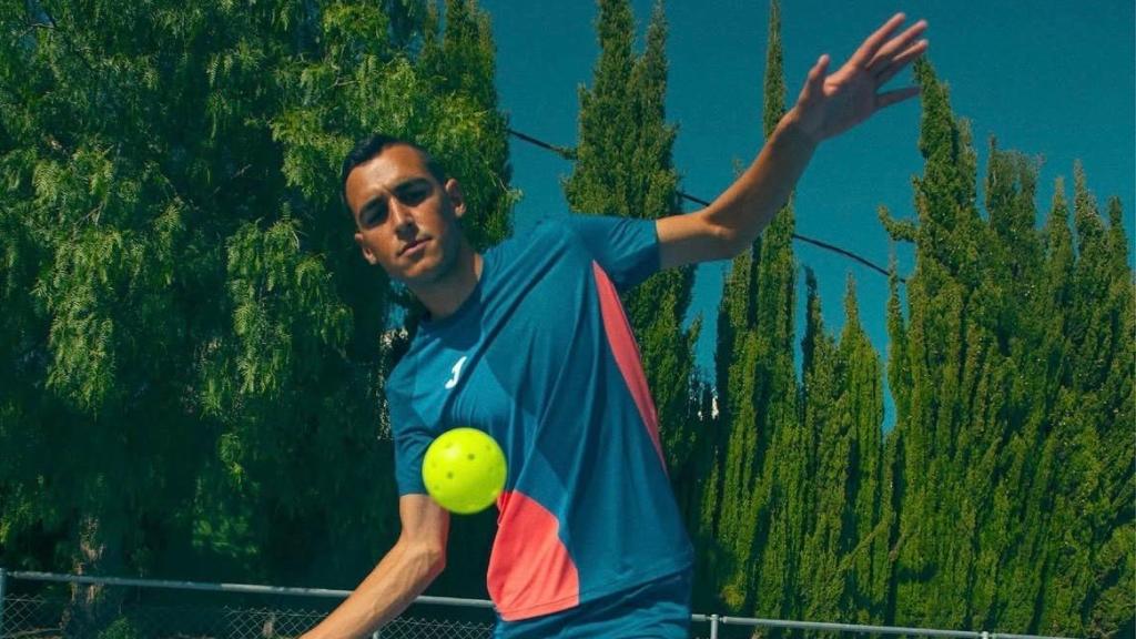Jesús Campos, jugador de pickleball.