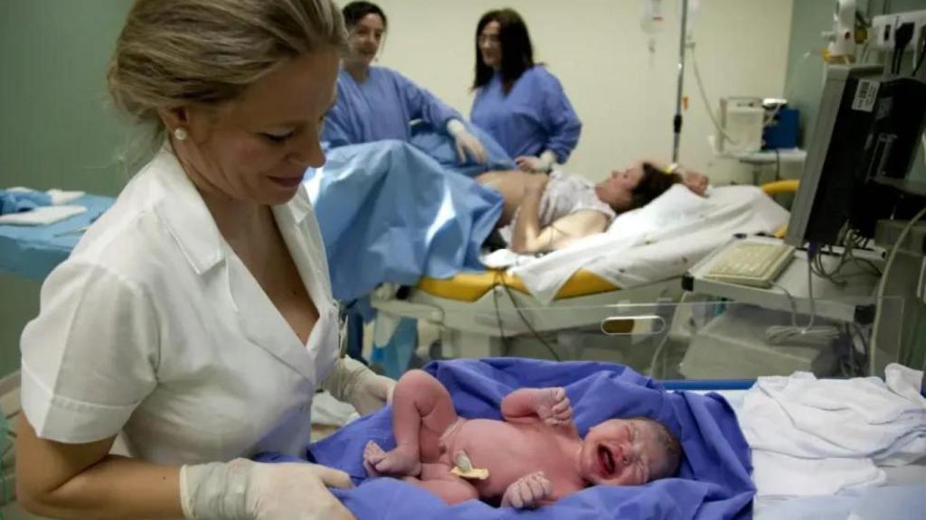 Imagen de archivo de un recién nacido.