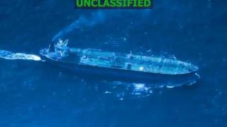 Captura de video tomada de la cuenta oficial @Southcom de la red social X que muestra el buque Sagitta navegando en el Caribe.