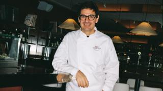 Eugeni de Diego en su nueva cervecería.