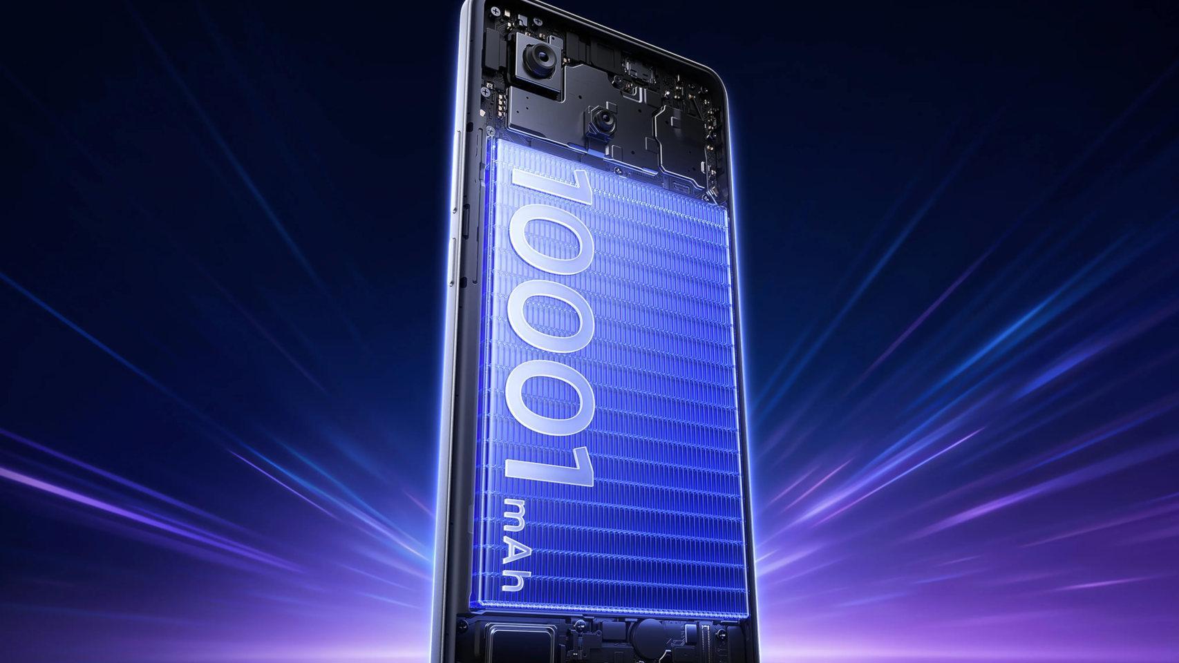La batería de 10.001 mAh del realme P4 Power