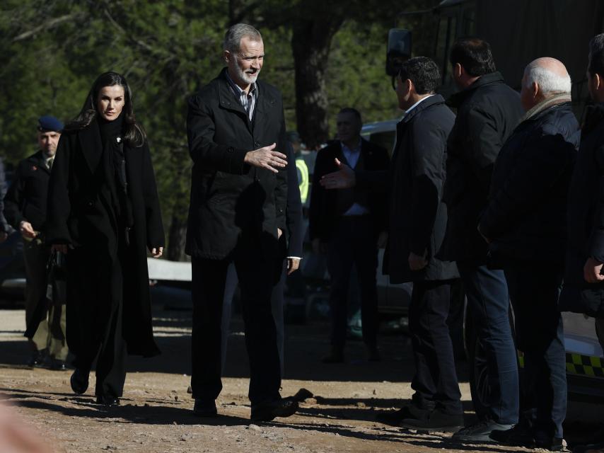 Los Reyes, a su llegada a Adamuz.