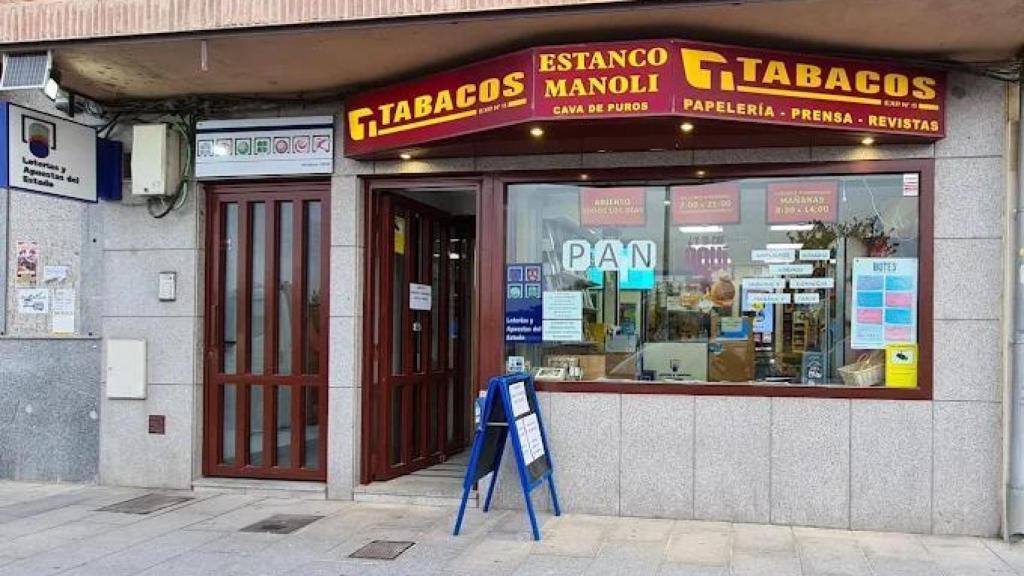 Estanco Manoli ubicado en Paseo de la Rosa, en Toledo.
