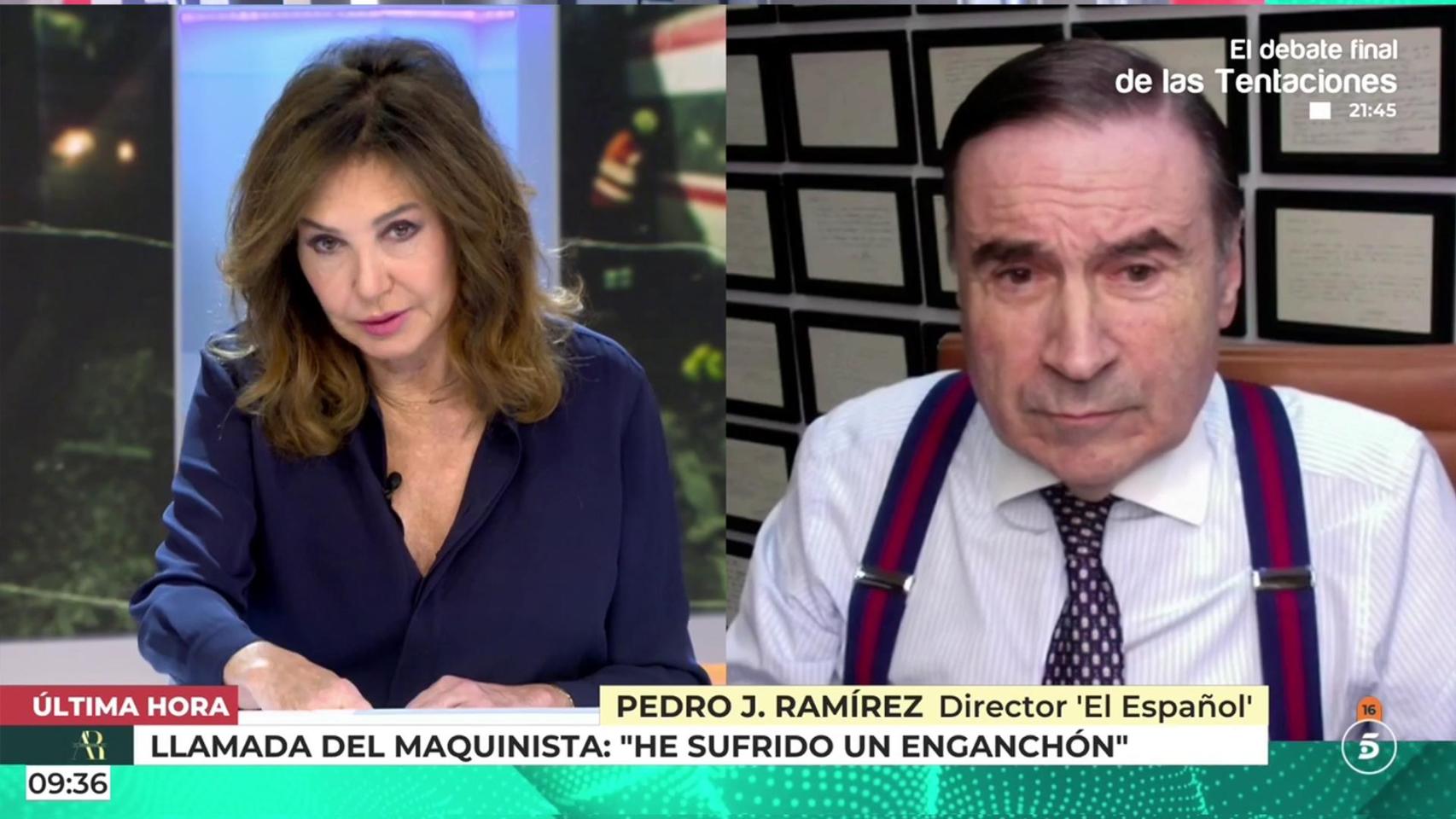 Pedro J. Ramírez este miércoles durante su intervención en 'El programa de AR'.