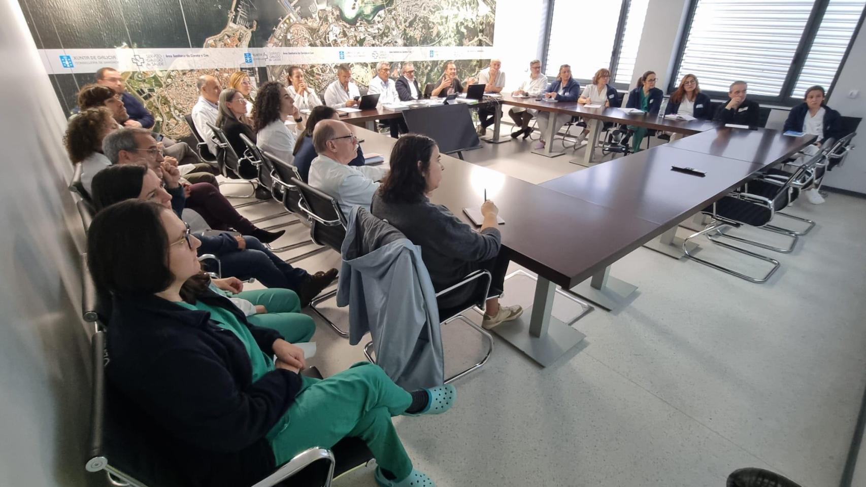 Instante de la reunión.