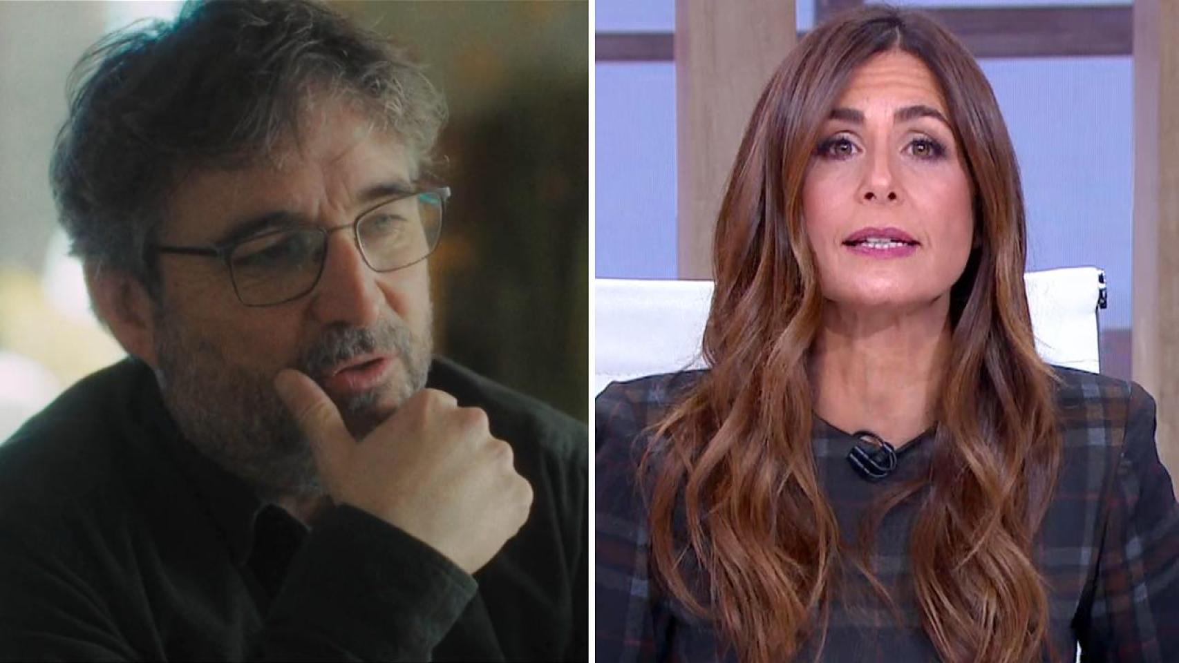 Jordi Évole y Nuria Roca, en un fotomontaje de BLUPER.