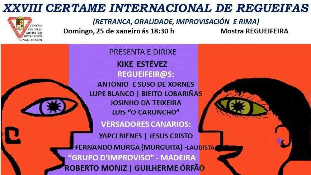 El Certamen Internacional de Regueifas tendrá lugar este fin de semana