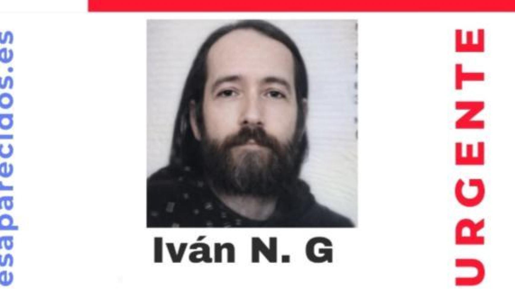 Cartel de búsqueda de Iván N. G.
