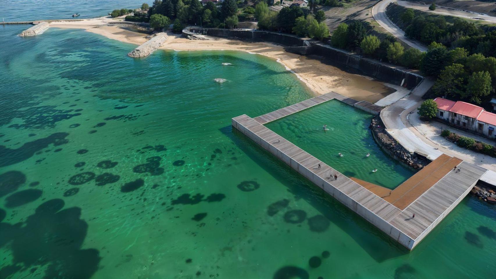 Vigo proyecta una piscina natural en la playa da Punta, en Teis