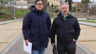 El concejal de Obras, Movilidad e Infraestructuras, Pablo Novo; y el alcalde de Zamora, Francisco Guarido