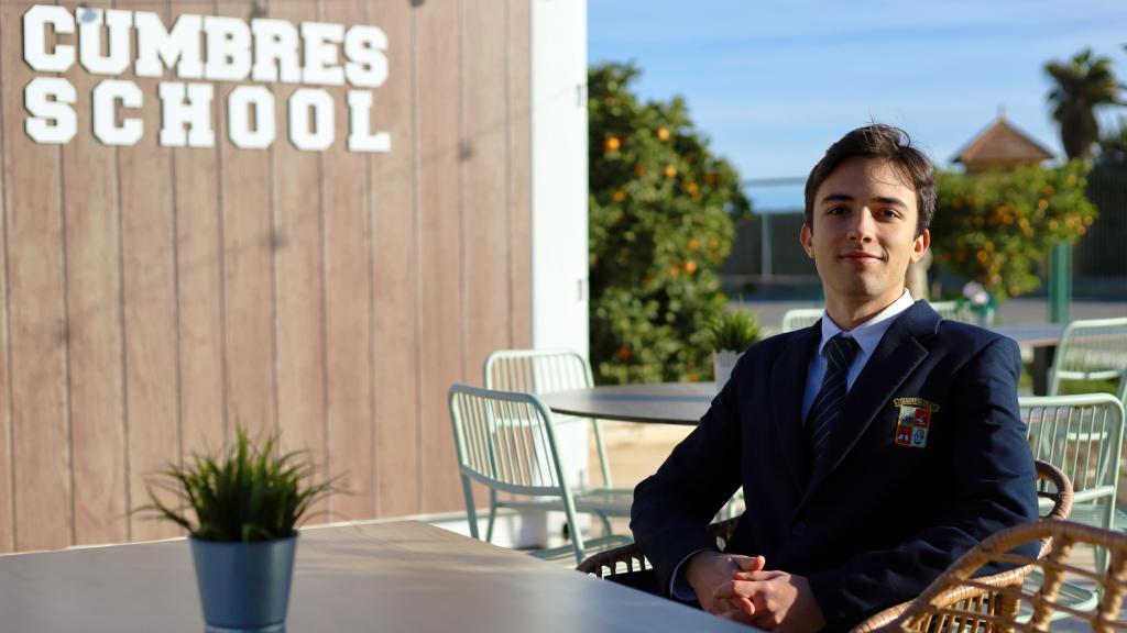 Francisco Bolea de Castro, alumno del colegio Cumbres School Valencia. EE