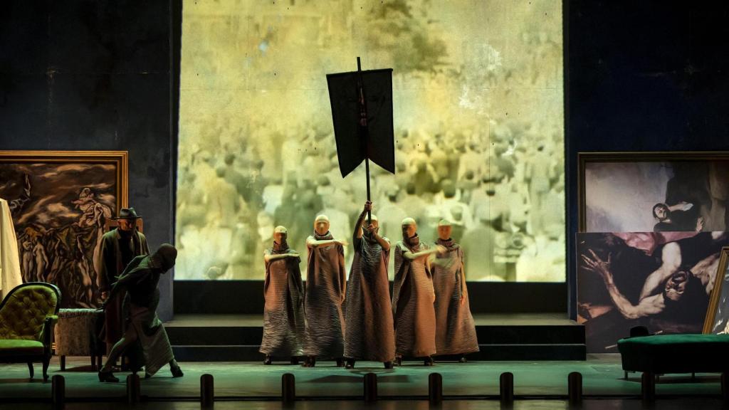 Un momento del montaje de Paco López de 'El retablo del maese Pedro'. Foto: Daniel Pérez