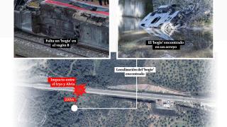 Las ruedas de tren halladas a 300m del siniestro de Adamuz alimentan la tesis del Gobierno de que la culpa fue del tren Iryo
